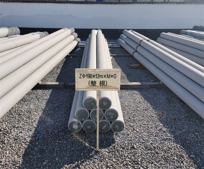 康巴什190×12米钢筋混凝土水泥电线杆